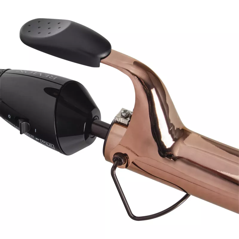 Długotrwałe Loki i Fale RVIR1159E, lokówka czarna/rose gold