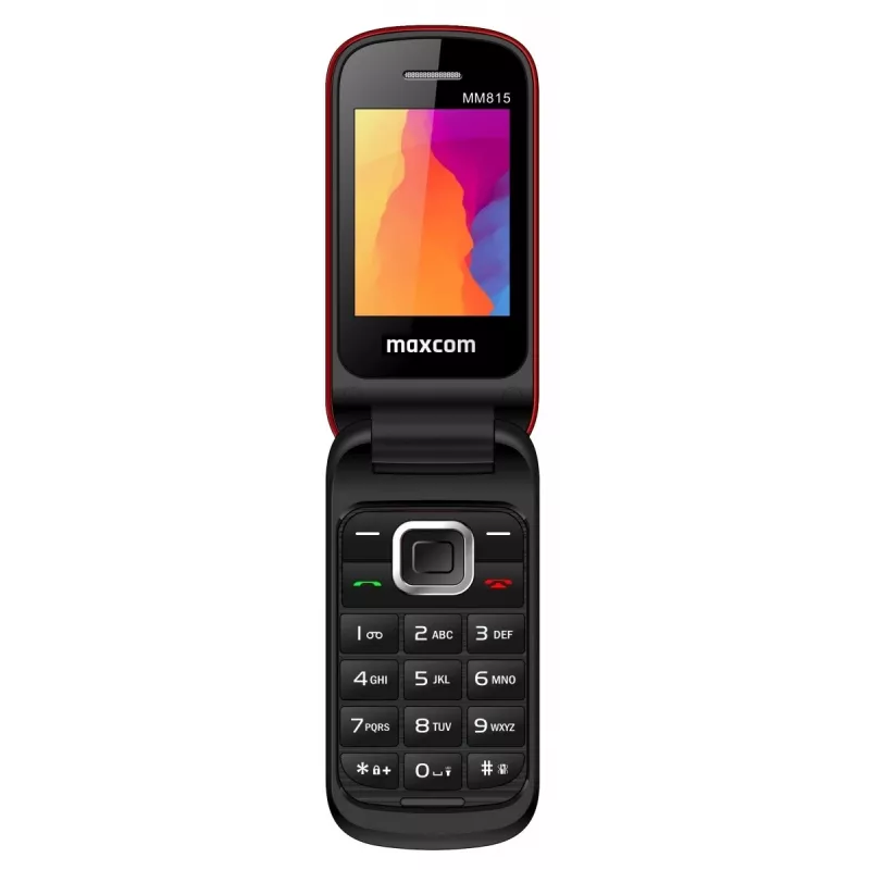Telefon z klapką MM815 DualSIM czerwony