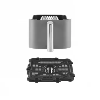 Frytkownica Ninja SL400EU Podwójna 9,5 L 2470 W Frytkownica na gorące powietrze Czarna, Szara