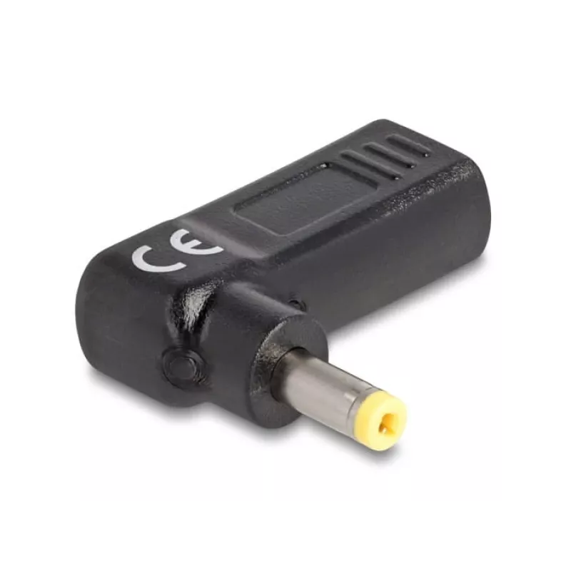 DeLOCK Adapter USB Type-C™ złącze żeńskie na HP 4.8 x 1.7 mm złącze męskie 90° kątowe