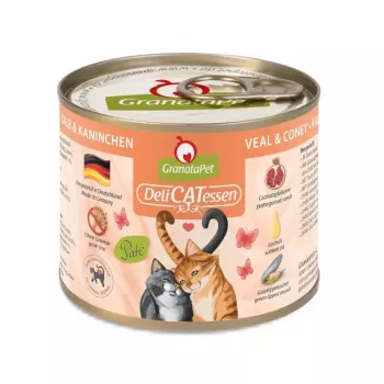 GRANATAPET DeliCATessen Cielęcina i konina - mokra karma dla kota - 200g