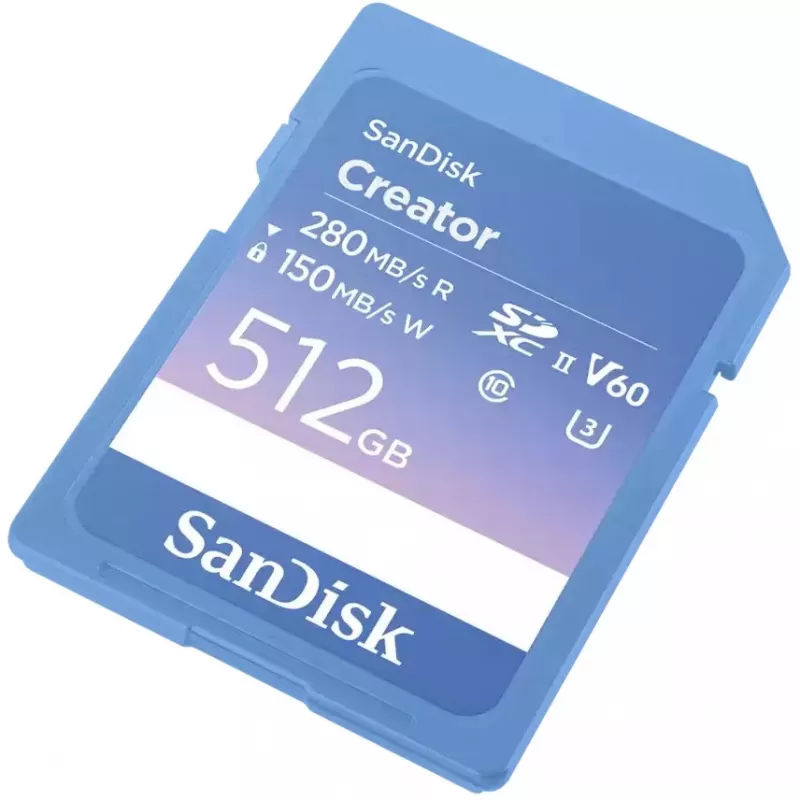 Pamięć flash SanDisk 512 GB SDXC UHS-II Creator