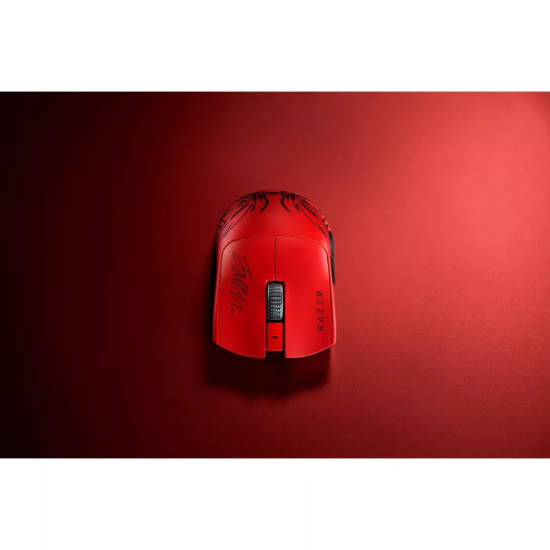 Mysz Razer Viper V3 Pro Faker Edition dla graczy, praworęczna, RF, bezprzewodowa + USB Type-C, optyczna, 35000 DPI