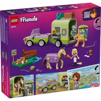 LEGO FRIENDS 42695 Przyczepa dla konia i źrebaka