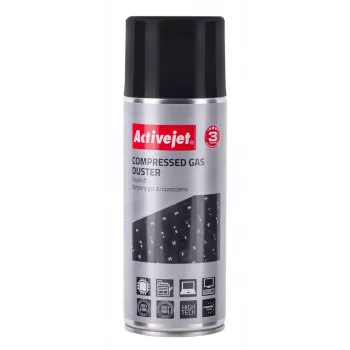 Sprężone powietrze w aerozolu ActiveJet AOC-200 — spray do czyszczenia sprzętu, 400 ml, do metalu/plastiku, elektroniki