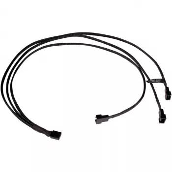 Kabel rozdzielający RGB Alphacool 18681 z tworzywa sztucznego, czarny, 600 mm