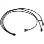 Kabel rozdzielający RGB Alphacool 18681 z tworzywa sztucznego, czarny, 600 mm