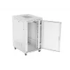 SZAFKA RACK WOLNOSTOJĄCA 19 inch 27U 800X1000 SZARA PERFOROWANE DRZWI LCD LANBERG (PAKOWANIE PŁASKIE)