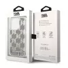 Karl Lagerfeld KLHCP14XLMNMS Etui twarde do iPhone 14 Pro Max 6,7 srebrny / srebrny Liquid Glitter Monogram