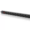 Aluminiowa listwa zasilająca Qoltec do szafy RACK | 16A | 16 x Schuko | pionowa | 1,8 m