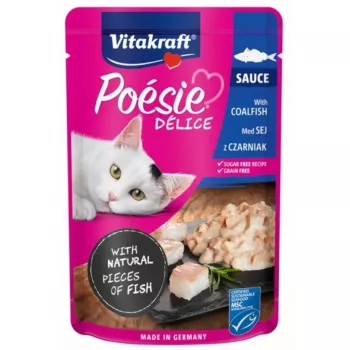 VITAKRAFT Poesie Delice Czarnyfish - mokra karma dla kota - 85 g