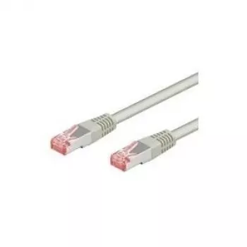 Wentronic Goobay Kabel krosowy CAT 6, S/FTP (PiMF), Szary, 7,5 m - CCA Copper Mix (93650)