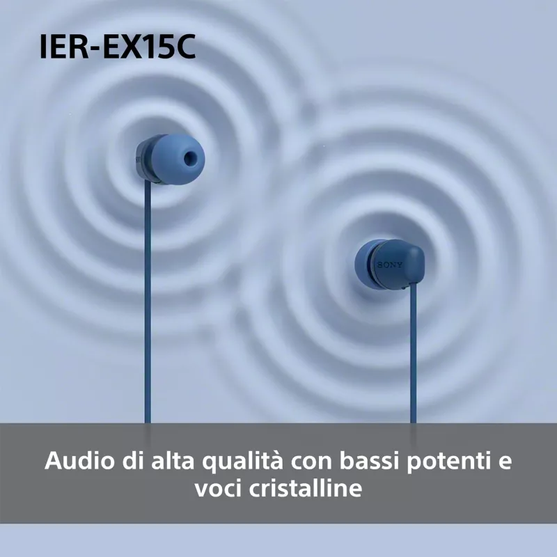 Sony IER-EX15C Zestaw słuchawkowy Przewodowy Douszny Rozmowy/Muzyka USB Typu-C Biały