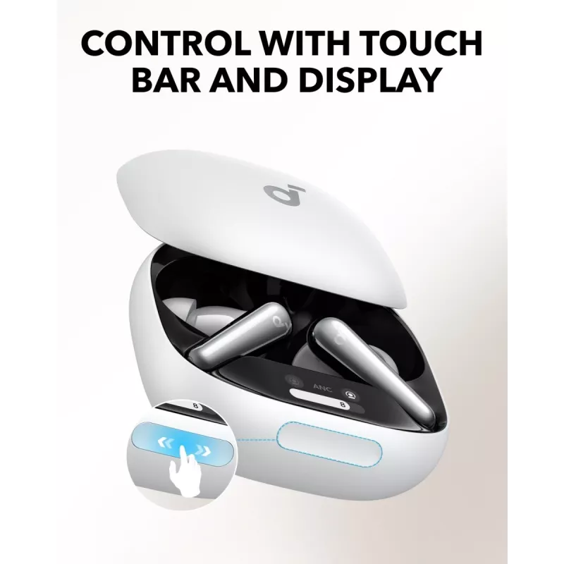 Słuchawki Anker Soundcore Liberty 4 Pro TWS Bluetooth douszne, białe, do rozmów/muzyki/sportu, waga 61,97 g