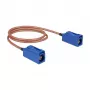 Kabel koncentryczny DeLOCK 89667 RG-316 0.5m FAKRA C Niebieski Brązowy