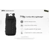 Plecak podróżny Nitecore BP18 — czarny nylon/poliester, 240×160×470 mm