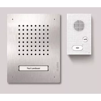 Siedle SET CLAB 850-1 E/W Zestaw audio Siedle Classic stal nierdzewna/biały (210010045-00)