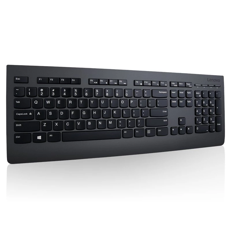 Lenovo 4X30H56874 klawiatura Uniwersalna RF Bezprzewodowa QWERTY US English Czarna