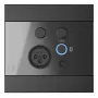 AUDAC WP225/B Panel ścienny, mikrofon XLR + gniazdo 3,5 mm, Bluetooth, czarny