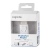 Przejściówka LogiLink CV0100 DisplayPort na HDMI Biała