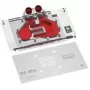 Blok wodny GPU Barrow dla MSI Suprim 5090 — białe wykończenie, model BS-MSP5090-PA W