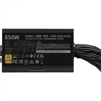 Zasilacz Cooler Master MWE Gold 850 V3 850W 80+Gold Nie-Modularny ATX 3.1 Wentylator 120mm Gwarancja 5 lat