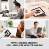 Etui z klawiaturą Combo Touch US iPad Pro 11 1,2,3 Gen szary