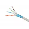 Kabel sieciowy Extralink Skrętka CAT6A FTP (F/FTP) V2 Wewnętrzny 500M Szary