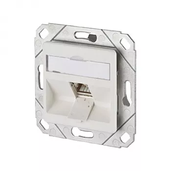 METZ CONNECT BTR C6A Moduł 1 Port 270° UPk - Gniazdo przyłączeniowe, podtynkowe - RJ-45 - czysta biel, RAL 9010 (130B12D11102-E)