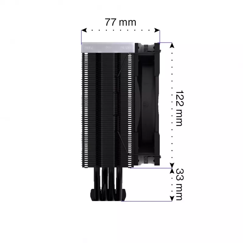 Endorfa Fera 5 Czarny ARGB CPU cooler