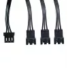 Wewnętrzny kabel zasilający Alphacool 18602 0,6 m 3-pinowy prosty