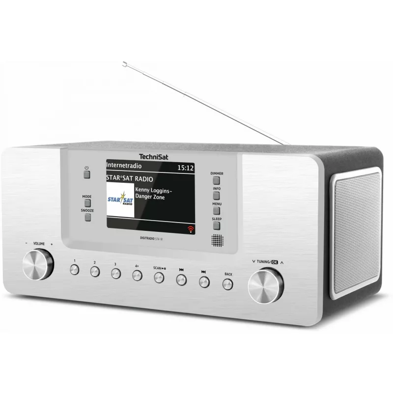 TechniSat DigitRadio 574 IR - Audiosystem - 2 x 5 Watt - Srebrny (0001/2951)