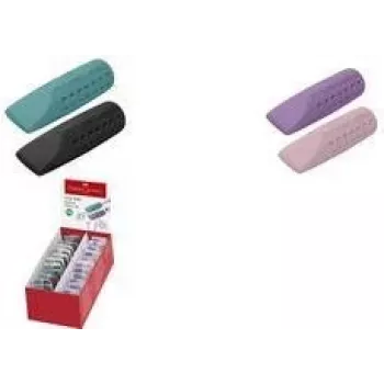 Nasadka do ścierania Faber-Castell Rad. Grip 2001 RollOn Colours — nasadkowa gumka do ołówków, różne kolory