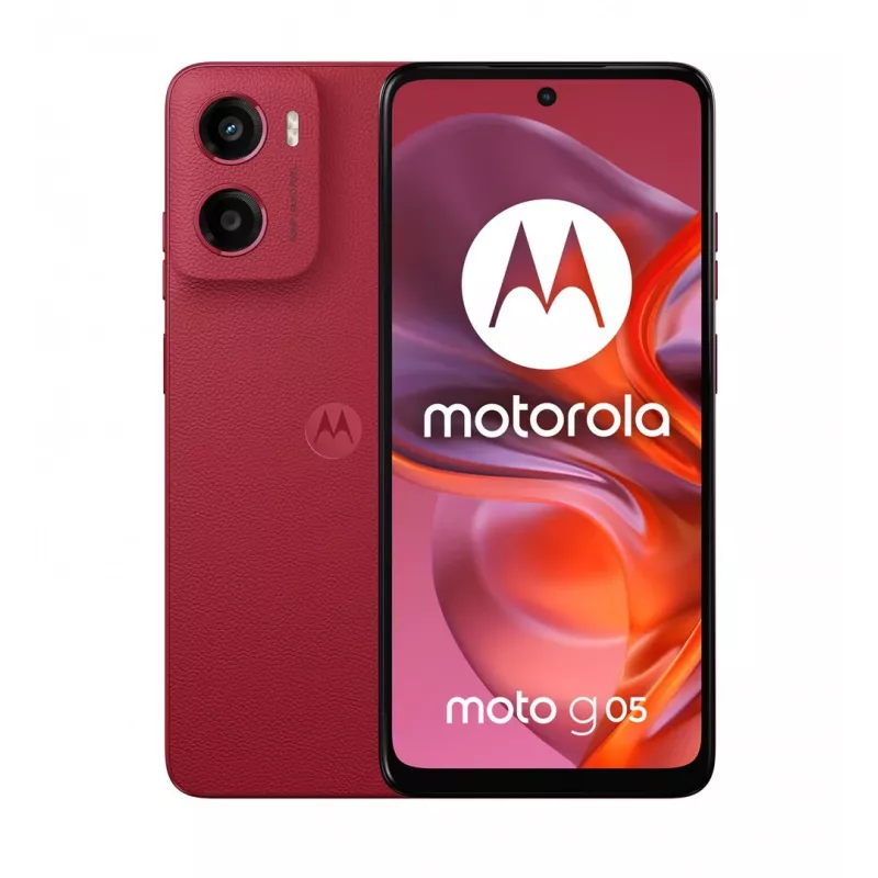 Motorola moto g05 16,9 cm (6,67 cala) Dual SIM Android 15 4G USB Typ-C 4 GB 256 GB 5200 mAh Czerwony