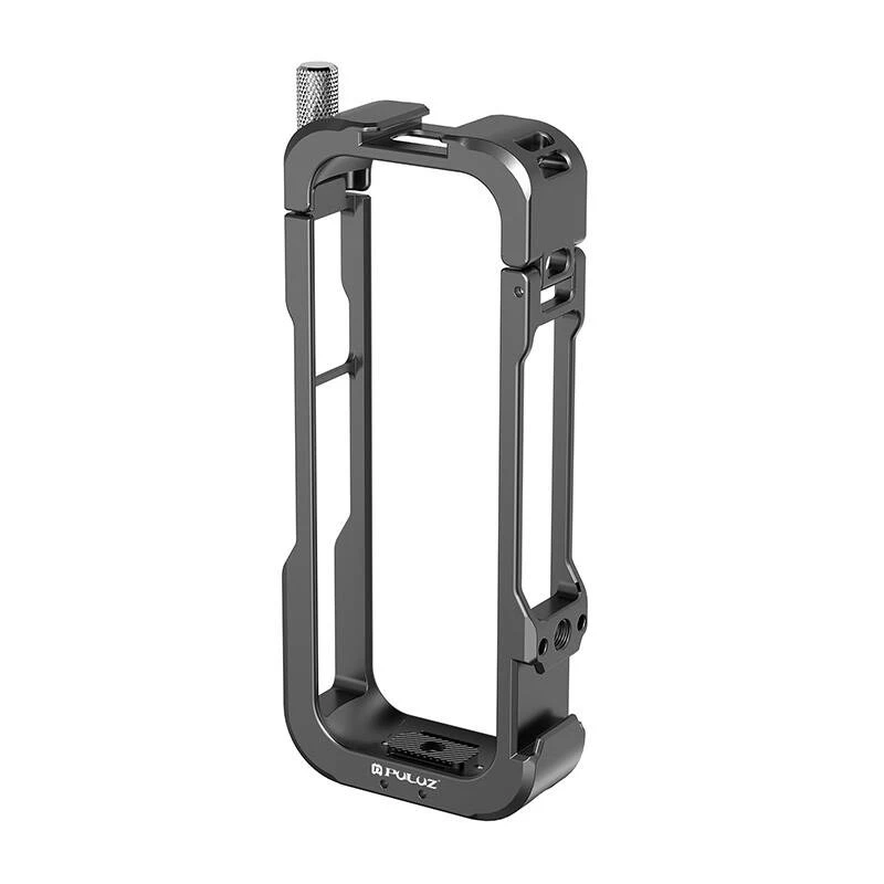 Ochronna metalowa klatka Puluz do Insta360 X4 PU981B z osłoną obiektywu