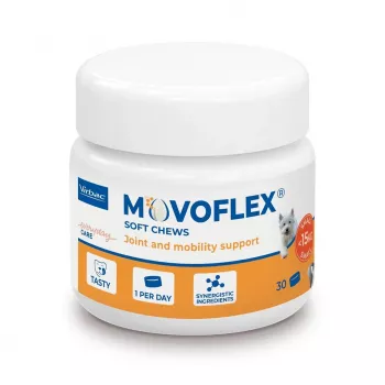 VIRBAC MOVOFLEX miękkie gryzaki na stawy dla psów, mały rozmiar S, suplement na stawy