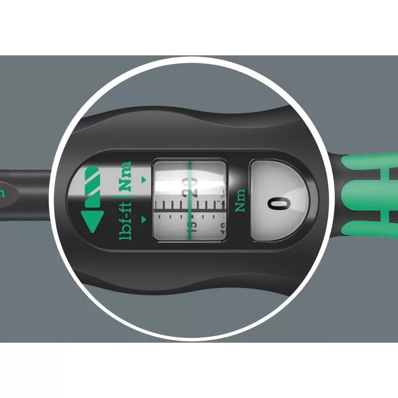 Klucz dynamometryczny Wera Click-Torque X 7 z rękojeścią czarno-zieloną, wkładka napędowa 14x18 mm