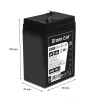 UPS battery Sealed Lead Acid zielony Cell AGM6V5AH-J 6 V 5 Ah