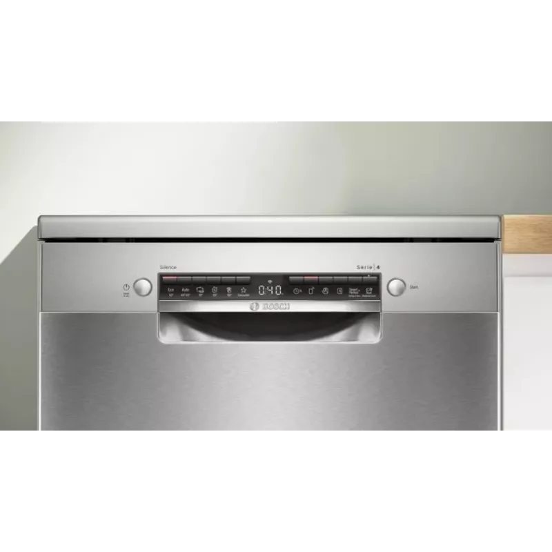 Wolnostojąca zmywarka Bosch SMS4EVI04E — 13 kompletów, 44–46 dB, klasa energetyczna D, 60×60×84,5 cm