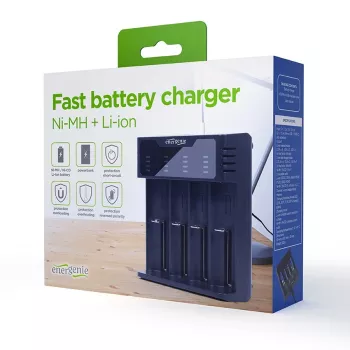 Ładowarka do akumulatorów Gembird BC-USB-02 USB Li-Ion NiCd NiMH