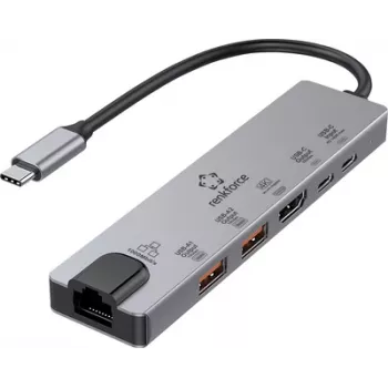 Stacja dokująca Renkforce USB-C RF-USBH-550 odpowiednia do stacji dokujących marek Acer Apple (RF-6649662)