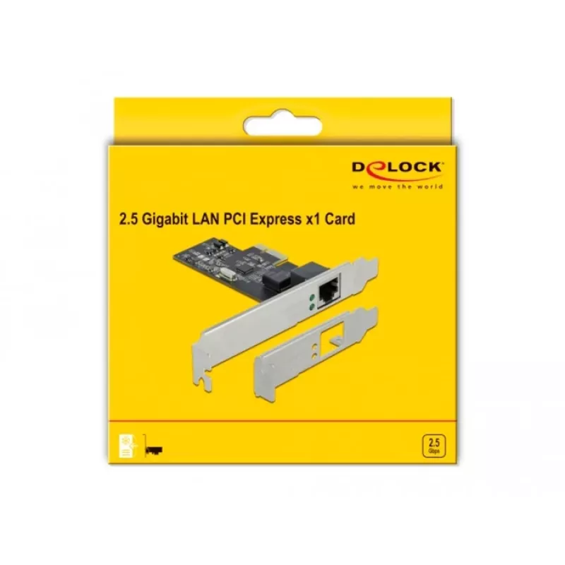 Karta sieciowa DeLOCK 89564 Wewnętrzna Ethernet 2500 Mbit/s