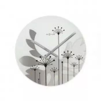NeXtime klok 8088 Grass, Ø43 cm, ścienny, szary