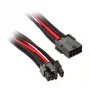 SilverStone Kabel PCIe 8-pin do PCIe 6+2-pin, 250 mm – czarny/czerwony