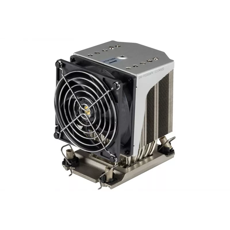 Supermicro SNK-P0080AP4 układ chłodzenia komputera Procesor Chłodzenie powietrzne 9,2 cm Czarny, Stal nierdzewna