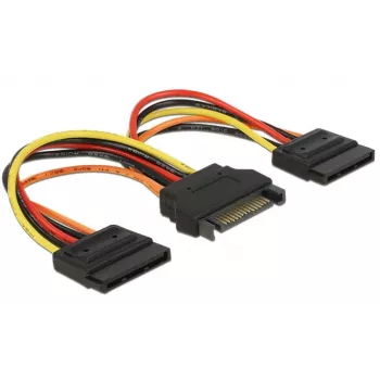Wewnętrzny kabel zasilający DeLOCK 60143 0,15 m SATA 15-pin