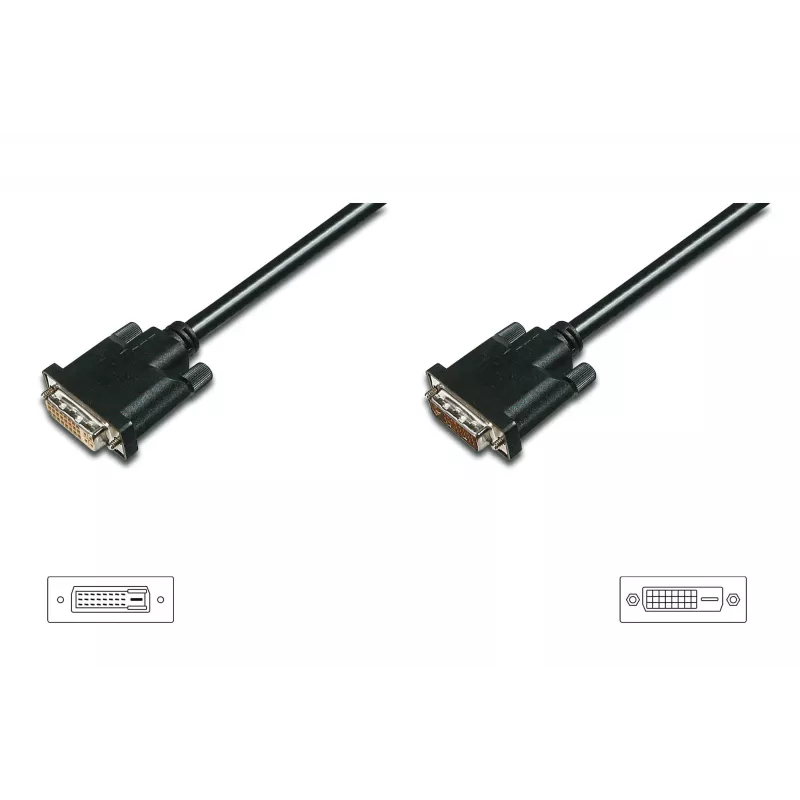 DIGITUS ASSMANN - Przedłużacz DVI - Dual Link - DVI-D (Biały)