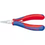 Szczypce elektroniczne KNIPEX 115 mm precyzyjne szczypce do prac montażowych na przykład w elektronice i mechanice precyzyjnej - do chwytania, trzymania i gięcia - przegub skrzynkowy