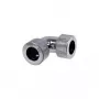 Alphacool HT 13mm HardTube nakręcana złączka 90° kolanko - radełkowana - Chrom (17295)