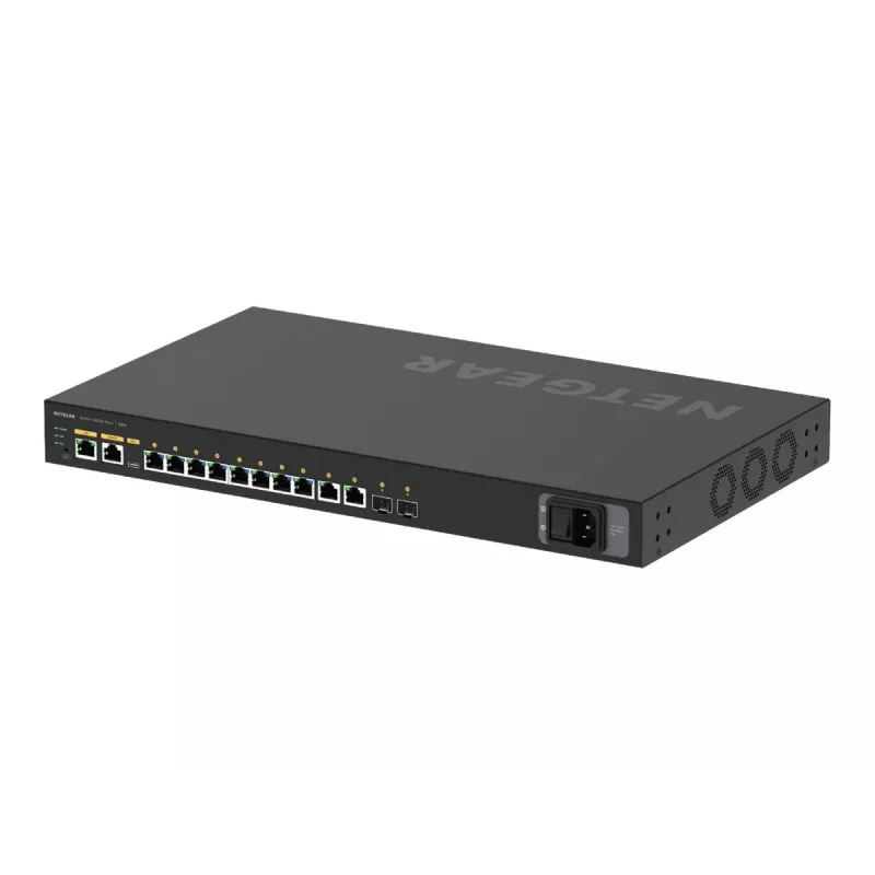 NETGEAR M4250-10G2XF-PoE++ Zarządzany przełącznik L2/L3 Gigabit Ethernet (10/100/1000) Power over Ethernet (PoE) 1U Czarny